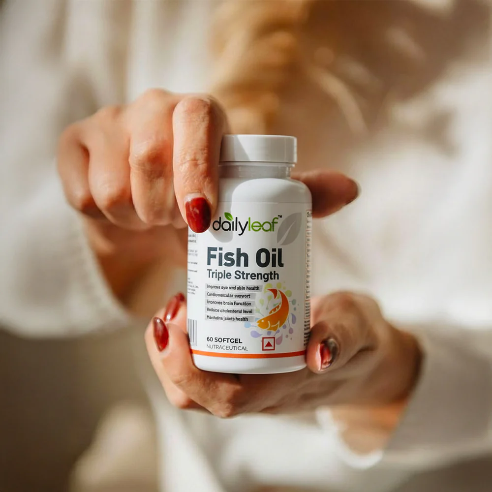 Daily Leaf Fish Oil Triple Strength bottle