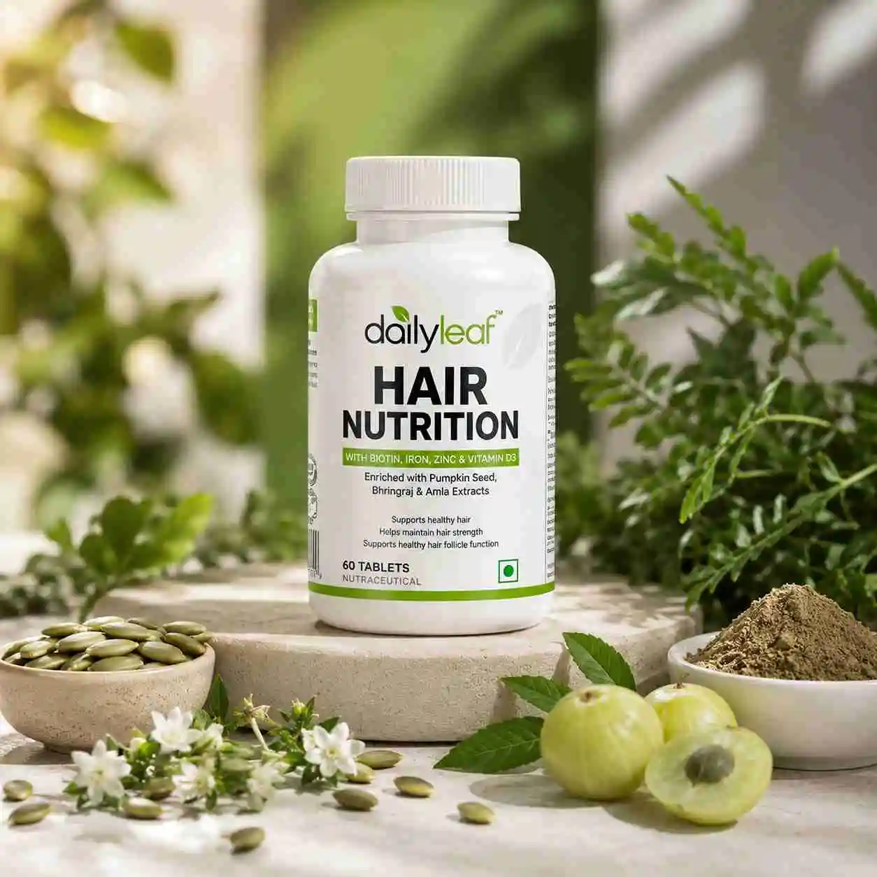 Daily Leaf Hair Nutrition bottle
