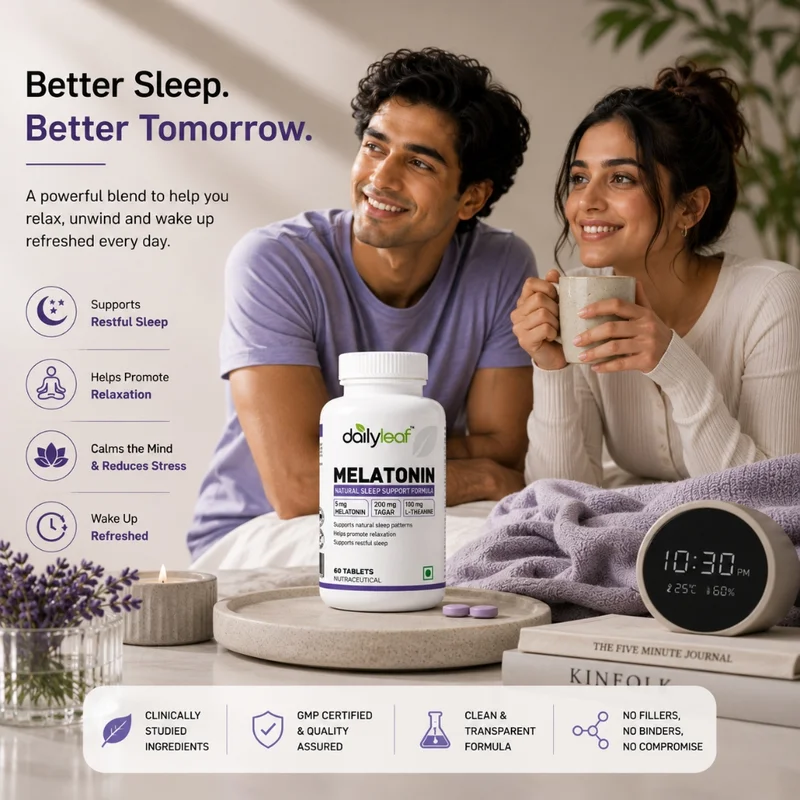Melatonin Better Sleep Couple Banner